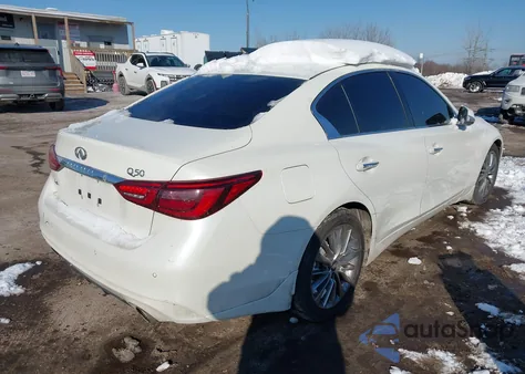 2023 Infiniti Q50 Luxe Awd из США, поврежденный, VIN JN1EV7BRXPM541302